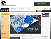 Tablet Screenshot of energofish.com
